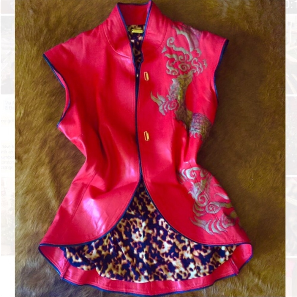 Authentic limited edition Roberto Cavalli vest